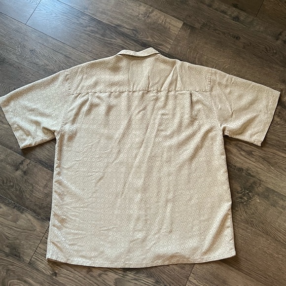 Vintage Mens Bamboo Cay Button Down with Palm Trees - Picture 5 of 5